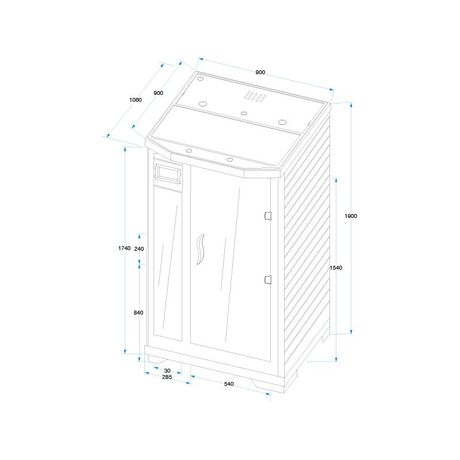 Mountfield Σάουνα Υπερύθρων Arawa 1 Ατόμου