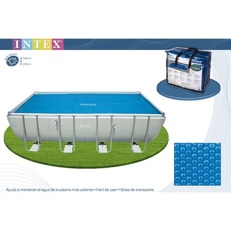 Ηλιακό Κάλυμμα Παραλληλόγραμμης Πισίνας 549 x 274 см Intex 29026