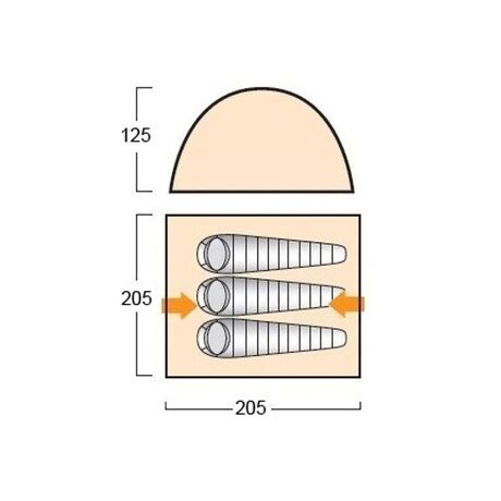 Σκηνή 3 Ατόμων Oztrail Genesis 3P
