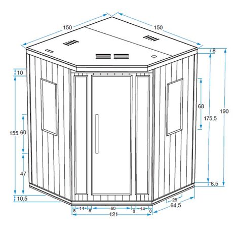 Mountfield Salome Σάουνα Υπερύθρων 3-4 Ατόμων