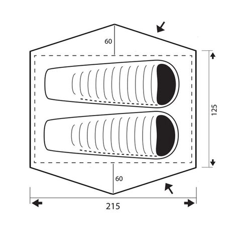 Σκηνή 2 Ατόμων Trimm Pioneer-DSL
