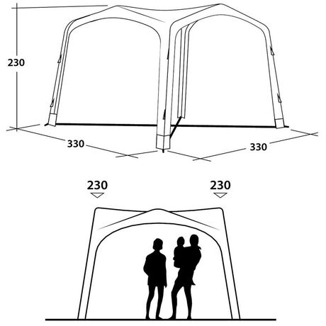 Κιόσκι Outwell Vale Air Shelter