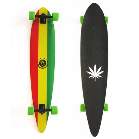 Longboard Ξύλινο Pin-Tail 41'' Fish Reggae CA