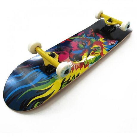 Skateboard Ξύλινο 31'' Fish Wolf
