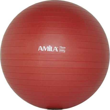 Μπάλα Γυμναστικής Gymball 75cm AMILA Γκρι Κωδ. 95866