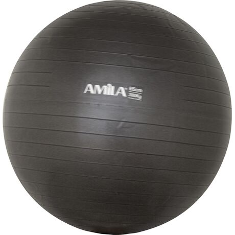 Μπάλα Γυμναστικής Gymball 65cm AMILA Μαύρο Κωδ. 95845