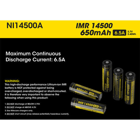 ΜΠΑΤΑΡΙΑ NITECORE IMR14500