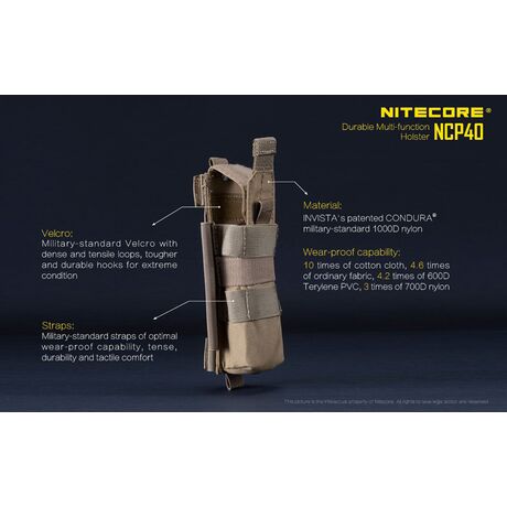 ΘΗΚΗ ΦΑΚΟΥ NITECORE NCP40 B ΘΗΚΗ ΦΑΚΟΥ NITECORE NCP40 B