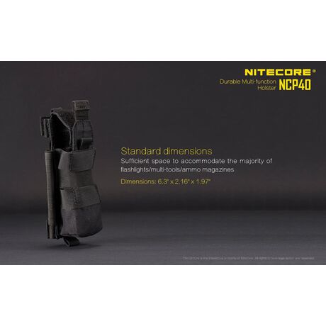 ΘΗΚΗ ΦΑΚΟΥ NITECORE NCP40 B ΘΗΚΗ ΦΑΚΟΥ NITECORE NCP40 B