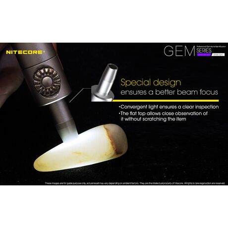 ΦΑΚΟΣ LED NITECORE GEMSTONE GEM10UV