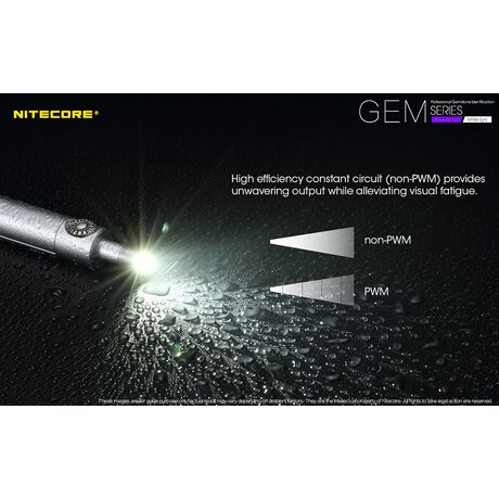 ΦΑΚΟΣ LED NITECORE GEMSTONE GEM10UV