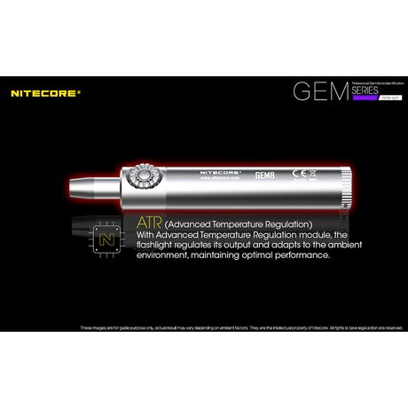 ΦΑΚΟΣ LED NITECORE GEMSTONE GEM10UV