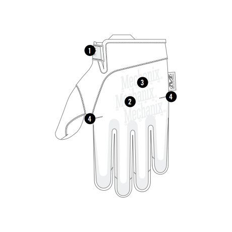 ΓΑΝΤΙΑ MECHANIX, T/S Element Covert XXL