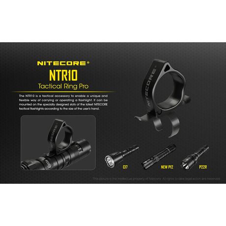ΒΑΣΗ ΦΑΚΟΥ NITECORE NTR10, Tactical Ring ΒΑΣΗ ΦΑΚΟΥ NITECORE NTR10, Tactical Ring