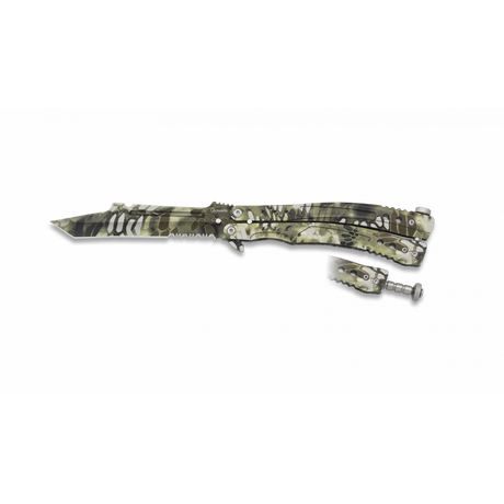 ΣΟΥΓΙΑΣ ALBAINOX, Black Python Balisong, blade 10.5cm ΣΟΥΓΙΑΣ ALBAINOX, Black Python Balisong, blade 10.5cm
