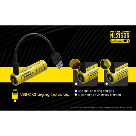 ΜΠΑΤΑΡΙΑ NITECORE 21700/ 5000mAh/ R