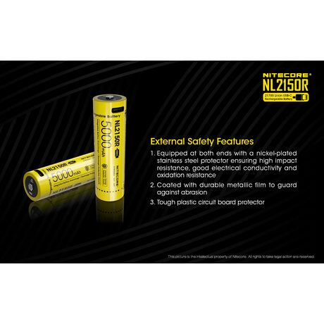 ΜΠΑΤΑΡΙΑ NITECORE 21700/ 5000mAh/ R