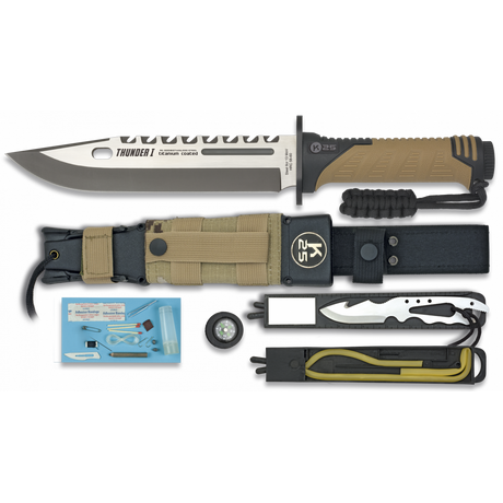 ΜΑΧΑΙΡΙ K25, Tactical Knife, THUNDER I - SERIE ENERGY, TAN ΜΑΧΑΙΡΙ K25, Tactical Knife, THUNDER I - SERIE ENERGY, TAN