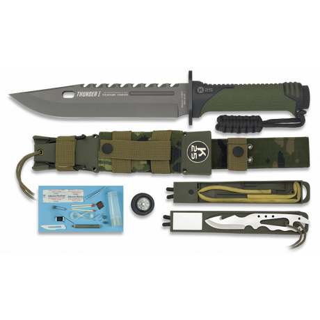 ΜΑΧΑΙΡΙ K25, Tactical Knife, THUNDER I - SERIE ENERGY, Πράσινο ΜΑΧΑΙΡΙ K25, Tactical Knife, THUNDER I - SERIE ENERGY, Πράσινο