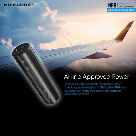 POWER BANK NITECORE NPB1, 5000ma, WaterProof, IP68