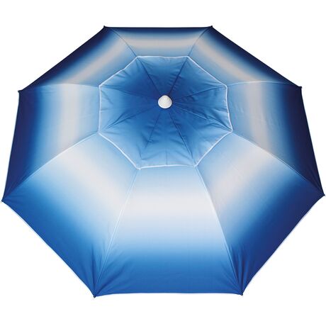 Ομπρέλα παραλίας Ombre μπλε/λευκό