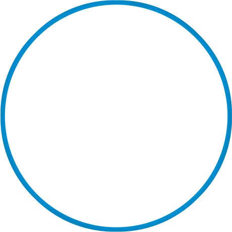 Χούλα-Χουπ 76cm - Φ18mm - 185gr, Μπλε