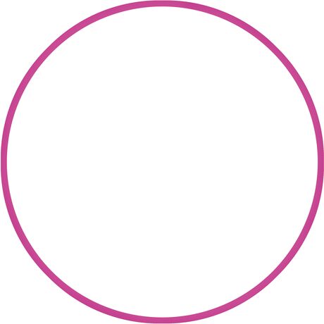 Χούλα-Χουπ 60cm - Φ18mm - 155gr, Φούξια