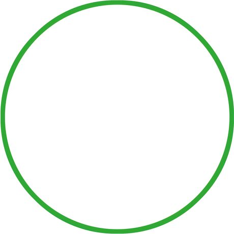 Χούλα-Χουπ 60cm - Φ18mm - 155gr, Πράσινο