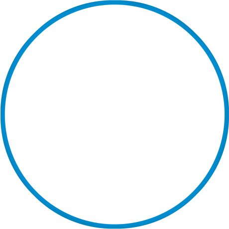 Χούλα-Χουπ 70cm - Φ19mm - 280gr, Μπλε