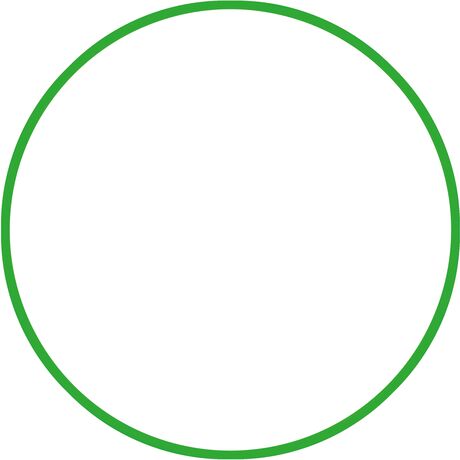 Χούλα-Χουπ 70cm - Φ19mm - 280gr, Πράσινο