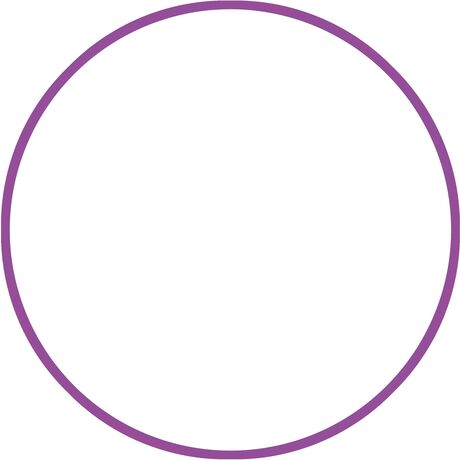 Χούλα-Χουπ 80cm - Φ19mm - 330gr, Μωβ