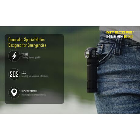 Φακός Κεφαλής Led Nitecore Headlamp HC30