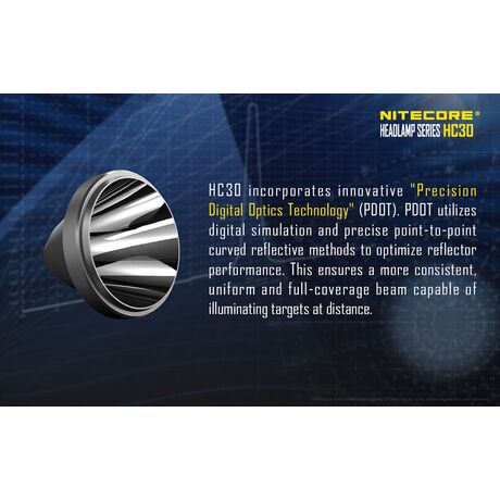 Φακός Κεφαλής Led Nitecore Headlamp HC30
