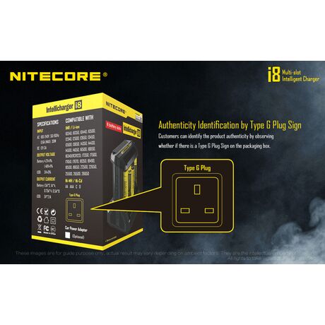 Φορτιστής Μπαταριών Nitecore i8