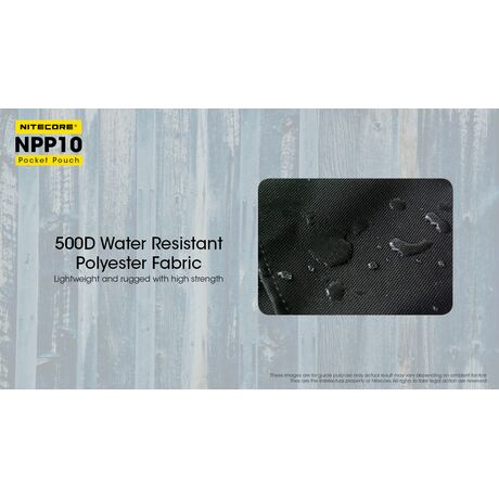 ΤΣΑΝΤΑΚΙ NITECORE NPP10, Black 500D Water Resistant Polyester Fabric