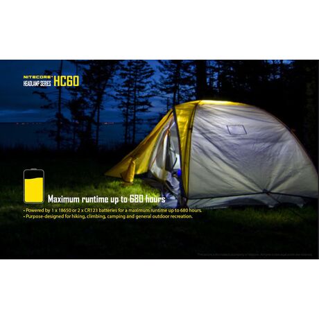 Φακός Κεφαλής Led Nitecore Headlamp HC60