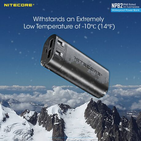 POWER BANK NITECORE NPB2, 10000ma, WaterProof, IP68