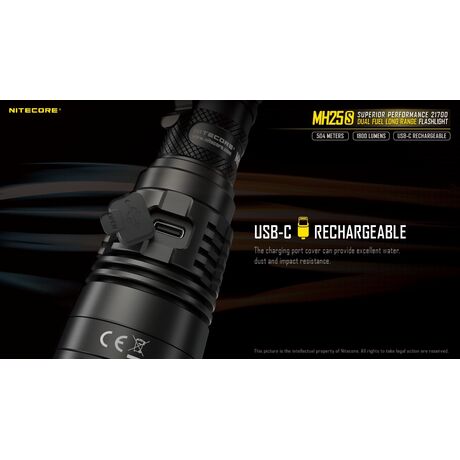 ΦΑΚΟΣ LED NITECORE MULTI TASK HYBRID MH25S,1800lumens