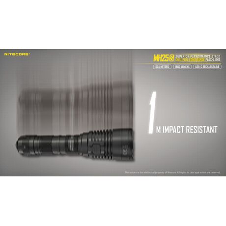 ΦΑΚΟΣ LED NITECORE MULTI TASK HYBRID MH25S,1800lumens