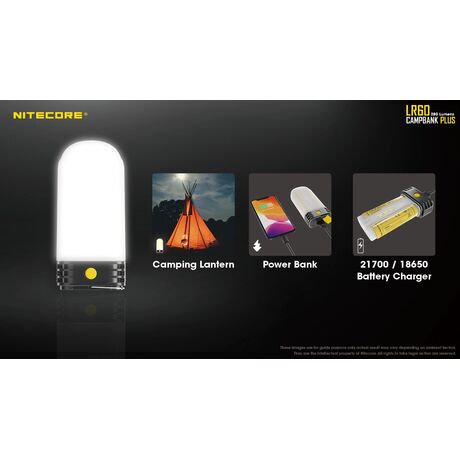 ΦΑΚΟΣ LED NITECORE L series LR60, 3-in-1 Campbank Plus