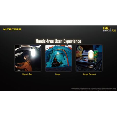 ΦΑΚΟΣ LED NITECORE L series LR60, 3-in-1 Campbank Plus