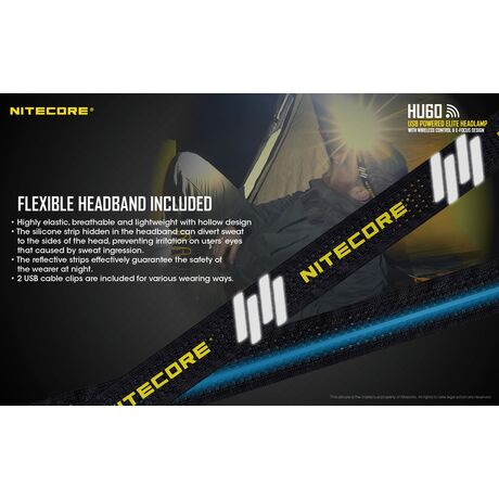 ΦΑΚΟΣ LED NITECORE HEADLAMP HU60, Κεφαλής