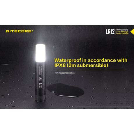 ΦΑΚΟΣ LED NITECORE L series LR12 Black