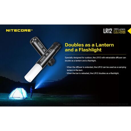 ΦΑΚΟΣ LED NITECORE L series LR12 Black