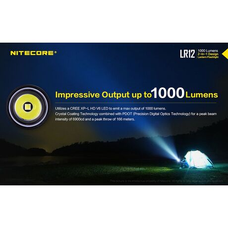 ΦΑΚΟΣ LED NITECORE L series LR12 Black