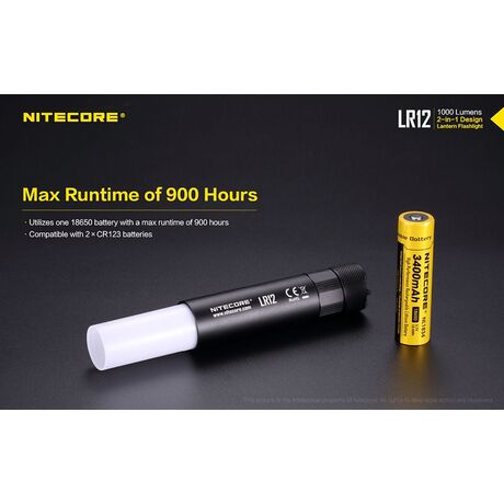 ΦΑΚΟΣ LED NITECORE L series LR12 Black
