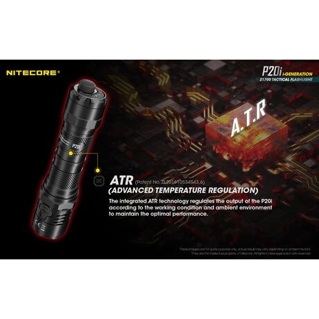 ΦΑΚΟΣ LED NITECORE PRECISE P20i, Tactical, Strobe Ready