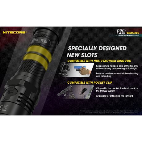 ΦΑΚΟΣ LED NITECORE PRECISE P20i, Tactical, Strobe Ready