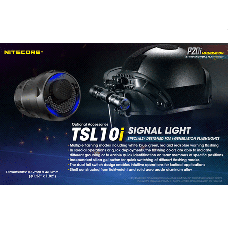 ΦΑΚΟΣ LED NITECORE PRECISE P20i, Tactical, Strobe Ready