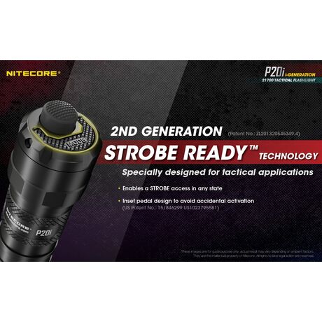 ΦΑΚΟΣ LED NITECORE PRECISE P20i, Tactical, Strobe Ready
